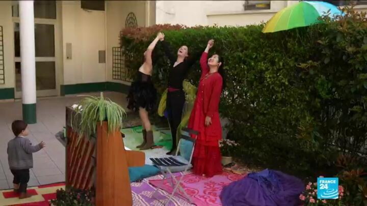 The concerts offer residents a refreshing break from the monotony of lockdown.